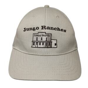 Jungo Ranches Hotel Snapback Hat Brown OS Adjustable Embroidered Fahrenheit